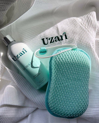 Gentle daily exfoliator with body cleanser